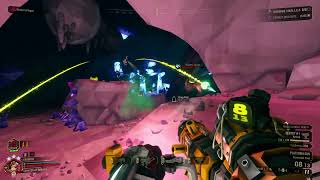 Deep Rock Galactic shard diffractor plastcrete catalyst (endothermic explosion) vs mactera