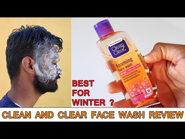 clean and clear winter face wash