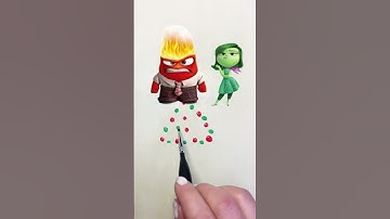 Guess the mixed colors of Inside out (part 31) #insideout2 #insideout #colormixing #satisfying