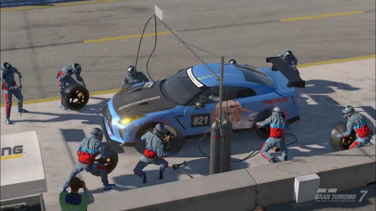 GT7 » GTR Gr4 refuel and change tires YouTube