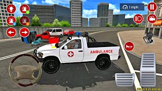 🚑American Ambulance Driving Simulator🚑 911 Emergency Pickup Truck Ambulance - Best Android Gameplay screenshot 2