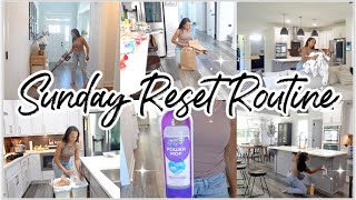 *NEW* SUNDAY RESET ROUTINE || CLEANING MOTIVATION || CLEANING, CROCK POT RECIPE, LAUNDRY