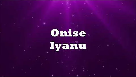 Onise iyanu