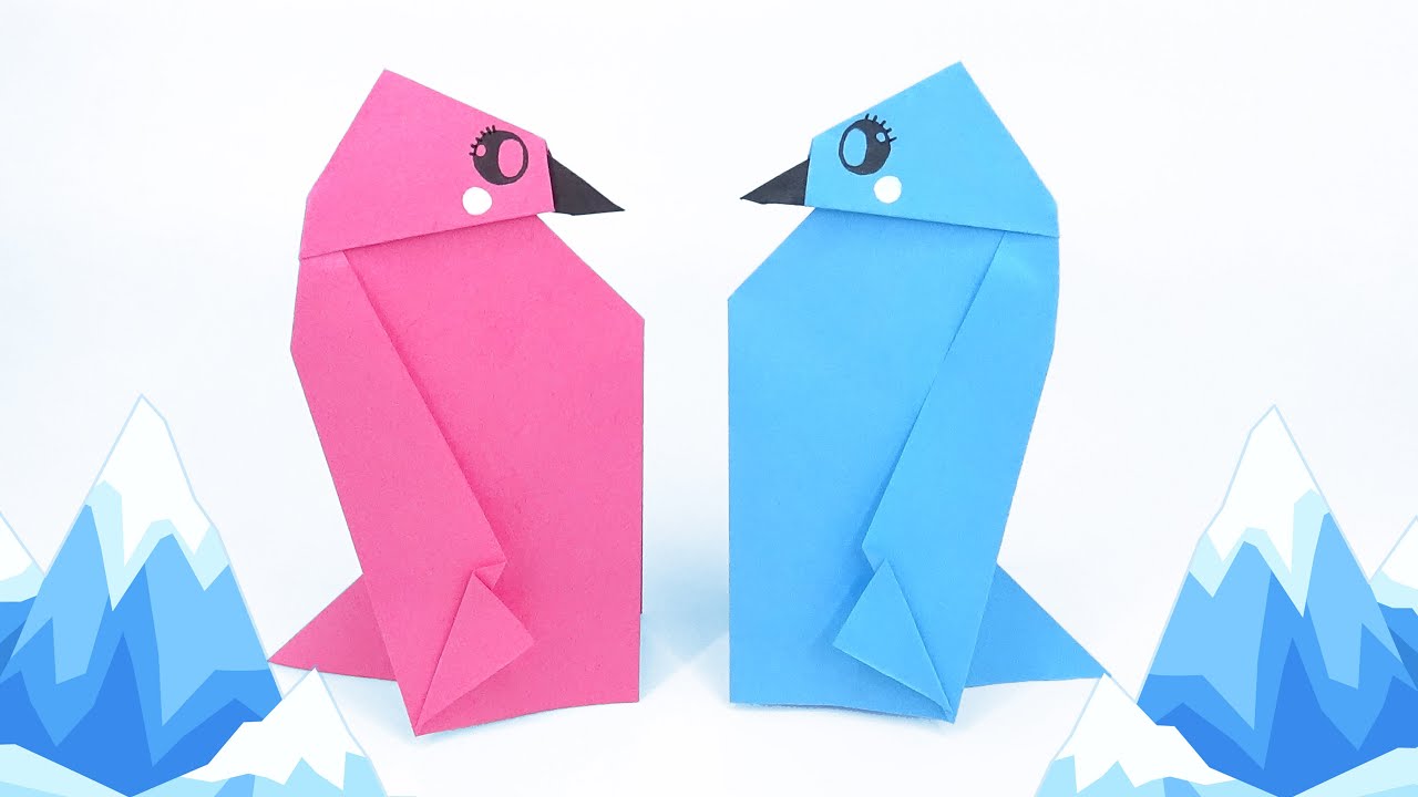 Origami Penguin Easy Origami From Paper Youtube