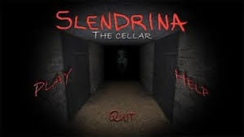 Slendrina The Cellar - GAMEPLAY PART 1 - Easy Mode