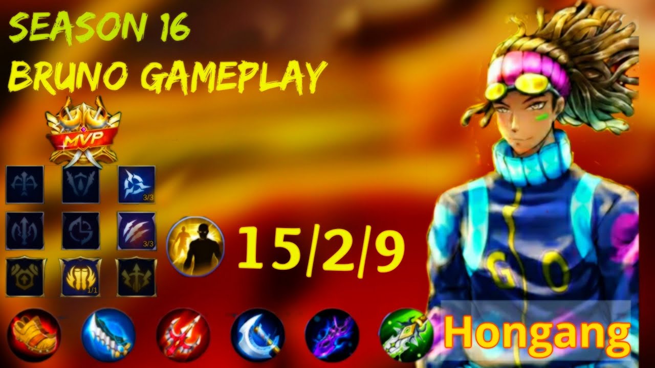 Savage??? Bruno best gameplay and build for season 16/ mlbb March 2020