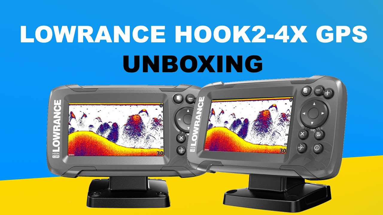 Lowrance Hook2-4x GPS Unboxing HD (000-14015-001) 