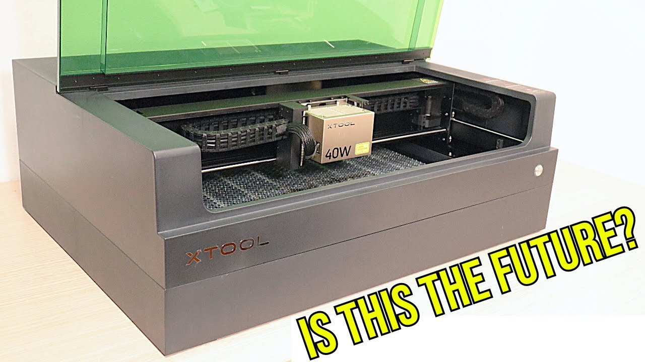 xTool S1 Laser Cutter & Engraver Machine Bundle w/ Air Assist & Honeycomb - 40W Diode Laser +$450