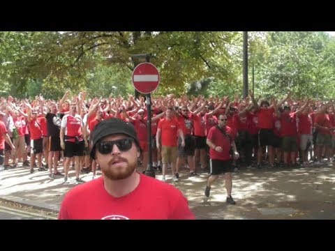 FC Union Berlin Fans Arrive At Queens Park Rangers 2018