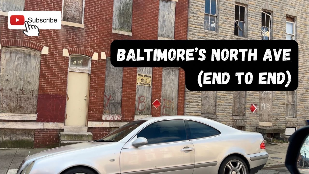 Driving Baltimore's North Ave End to End