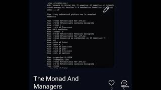 The Monad And The Managers