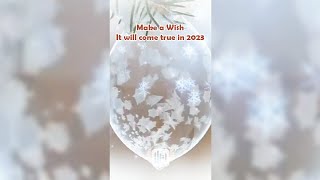 Lucky Bubble Wish | Scenic Relaxing Music, New Year 2023 Wishes to you and friends #SHORTS screenshot 4