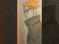 Pain drawing #shorts #pain #naruto #viral