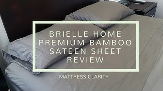 Brielle Home Premium Bamboo Sateen Sheet Review