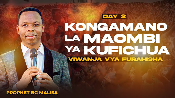 #🔴𝗟𝗜𝗩𝗘: KONGAMANO LA MAOMBI YA KUFICHUA, DAY 2 || Nabii BG Malisa || 04th Jul 2025