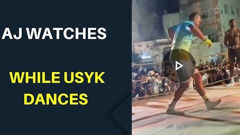 Oleksandr Usyk Beats Anthony Joshua Handsdown on Arabian Cultural Dance to Prove Lack of Anxiety