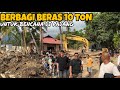 Berbagi Beras 10 Ton Buat Kota Padang Yang Terkena Bencana Alam! Part 2