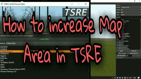 How to increase Map Area in TSRE for open rails \ MSTS | With free Stable version..| In hindi