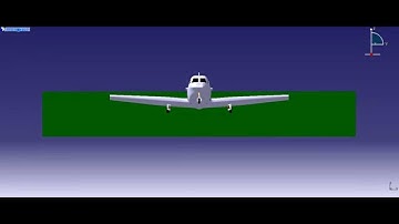 Landing of aircraft in LMS Virtual.Lab