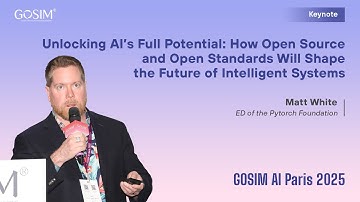 【GOSIM  AI Paris 2025 】Matt White: Unlocking AI’s Potential Through Open Source and Open Standards