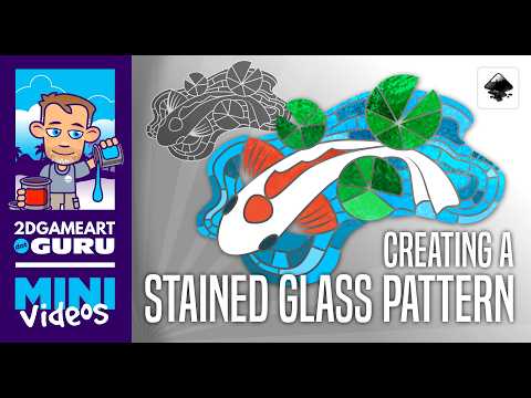 Inkscape Mini Tutorial - Creating a Stained Glass Pattern