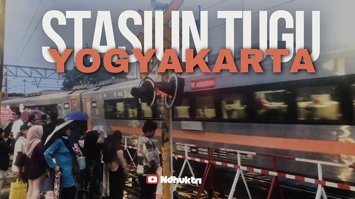 JALAN KAKI KEHUJANAN MENUJU STASIUN TUGU