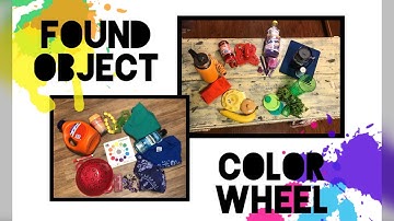 Found Object Art: Color Wheel