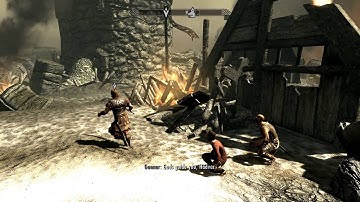 Skyrim Walkthrough(No Commentary 720pHD) - Part 1- Helgen Keep