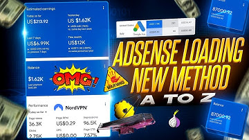 Google AdSense Loading Method Full Course Trick   AdSense Loading   Organic Traffic clicks 2023
