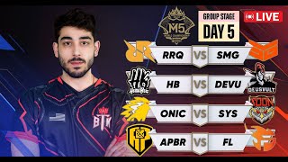 M5 DAY 5 WATCHPARTY | Mobile Legends