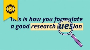 Skills booster | How to formulate a research question (EN)