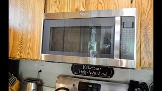 Whirlpool Over The Range Microwave Oven Model WMH53520C5 2 0 and 1000 watts Quick Review