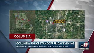 Columbia man arrested following Friday night standoff