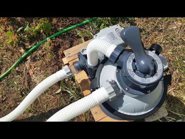 3.0 - Installation de la pompe a sable 4m3/h - YouTube