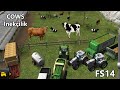 Fs14 Farming Simulator 14 - Cows İnekçilik Timelapse #172