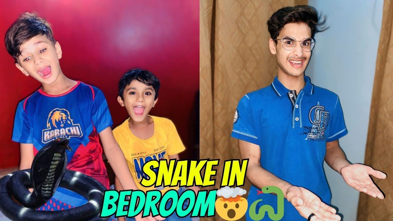 Snake in Bedroom Prank 😂 | Ahad Got Scared! | Funny Family Moments 2025
