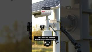 Tok ham yo‘q, internet ham yo‘q? Hikvision bilan bu muammo emas 😎☀️📡 #Hikvision #4GKamera