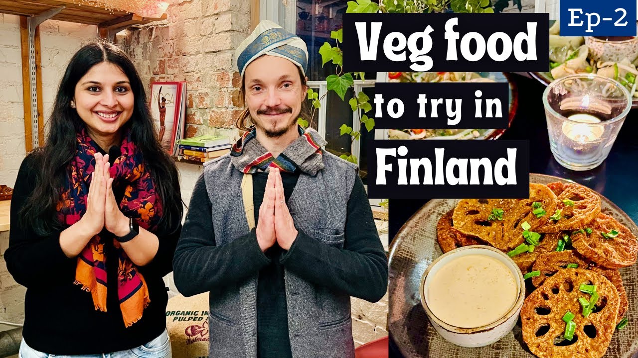 What To Eat In Helsinki, Finland | Vegetarian Food Tour | Desi Couple Food Vlog| In Hindi [Eng Sub]