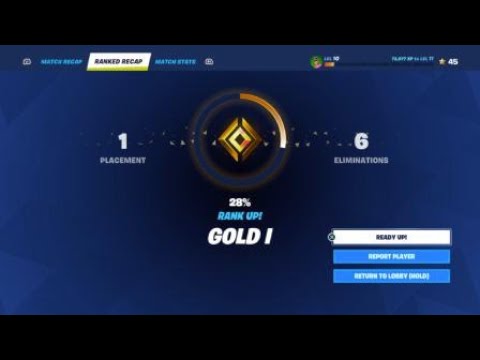 Ranked win OG FORTNITE - YouTube