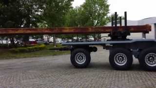 Dolly + Trailer combination for transport long beams by bascontriz 3,006 views 8 years ago 2 minutes, 10 seconds