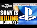 Sony is killing helldivers 2