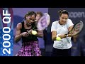 Lindsay Davenport halts Serena Williams' title defense in style! | US Open 2000 Quarterfinal