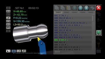 ball full radius profile program with g71 and manual