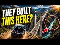 Building an Epic Canyon Bridge From Scratch 🌉#construction #engineering
