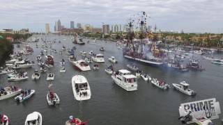 The Invasion Gasparilla Pirate Boat Parade