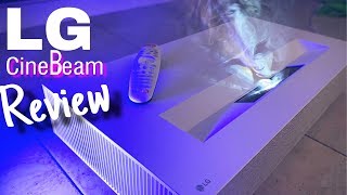 LG CineBeam HU85LA Ultra Short Throw 4K Projector Review