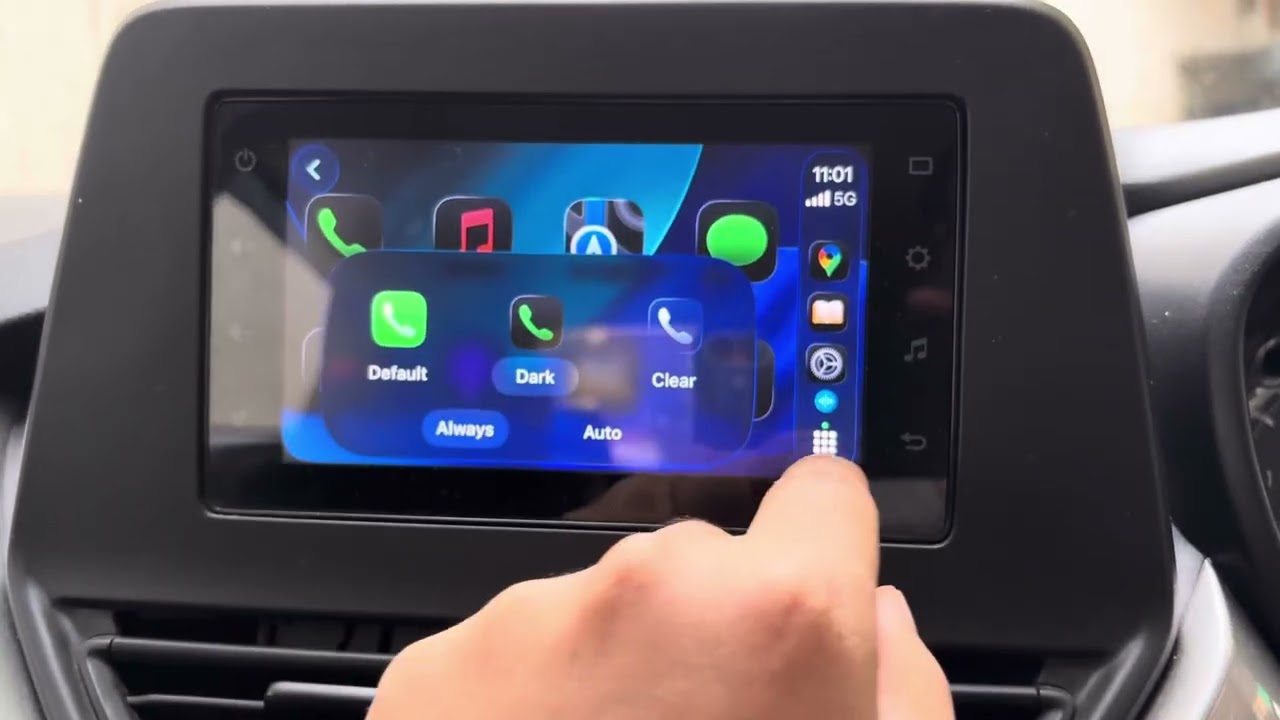 New Apple CarPlay running on iOS 26 on Maruti Suzuki Baleno