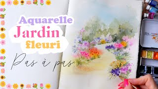 Tuto aquarelle : Jardin fleuri 🌈🌻🪷🌞 screenshot 5