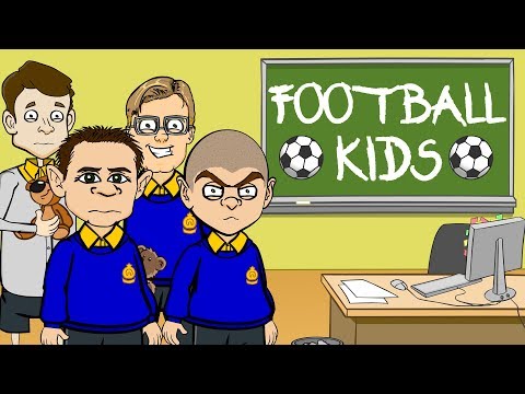 🚸FOOTBALLERS + MANAGERS AS KIDS!🚸 (Top Eleven Careers Day Parody)