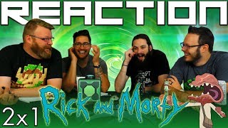 Rick and Morty 2x1 REACTION!! "A Rickle in Time"